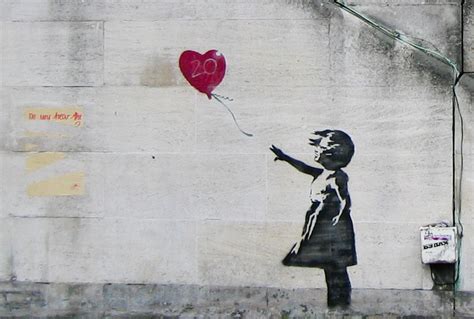 Girl with Balloon, 2002 - Banksy Explained