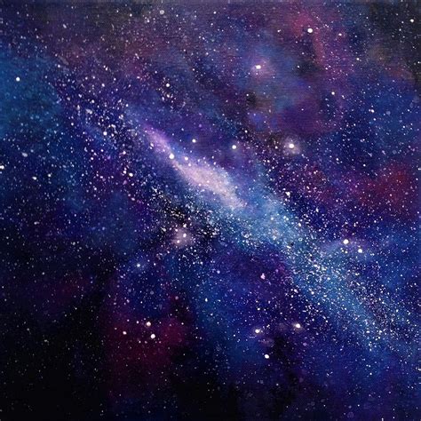 Galaxy Painting by Ivy Stevens-Gupta - Fine Art America