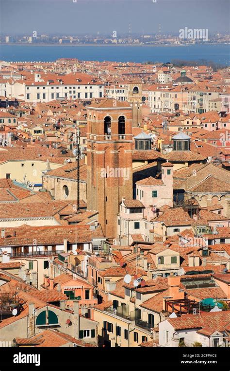 Venice (Italy). Aerial view Stock Photo - Alamy