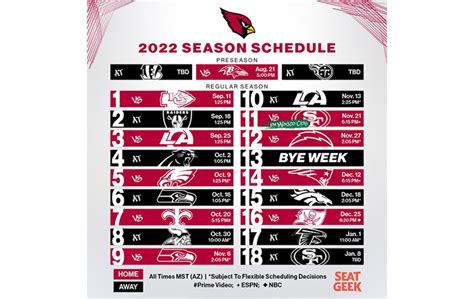 Arizona Cardinals Schedule 2024 Printable - Lura Sisile