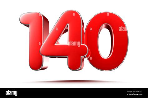 3d number 140 Cut Out Stock Images & Pictures - Alamy