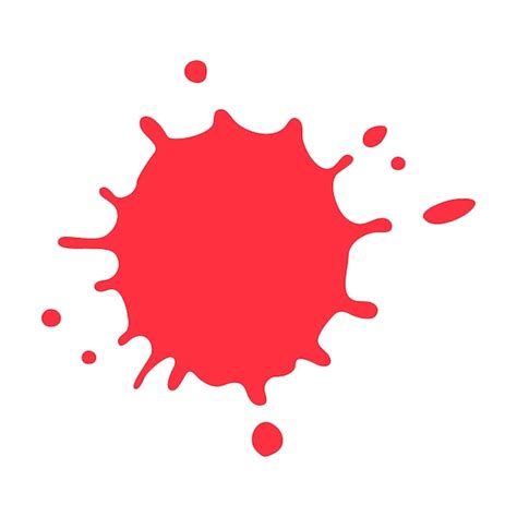 Premium Vector | Vector element splash in red graphic