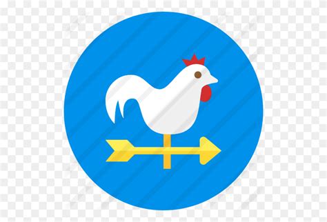 Wind Vane - Rooster Weathervane Clipart - FlyClipart