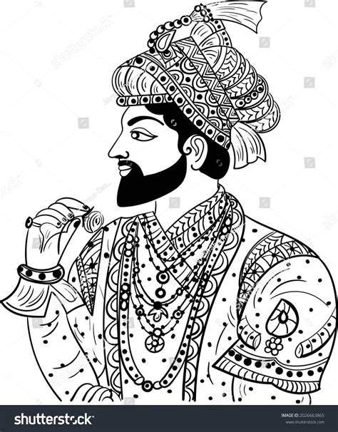 Indian King Sketch Photos and Images & Pictures | Shutterstock