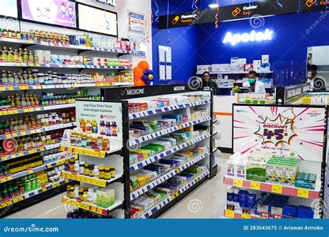 Jakarta, Indonesia, February 16, 2022: Kimia Farma Pharmacy is a New Concept, Providing ...