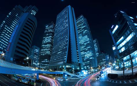 Shinjuku, Tokyo at night wallpaper - World wallpapers - #17994