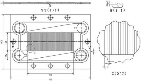 The investigated basic minichannel plate. | Download Scientific Diagram