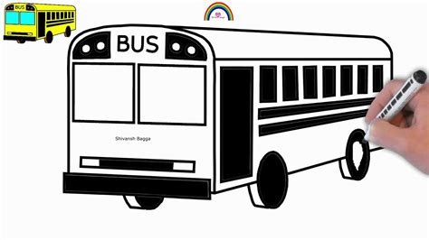 How To Draw A Bus Step By Step Easy at Drawing Tutorials