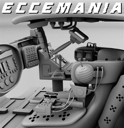 Eccemania Futuristic Car Interior | CGTrader