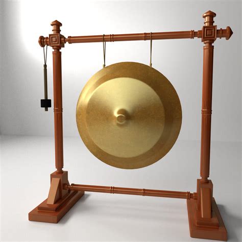 Gong - 3D Model by firdz3d