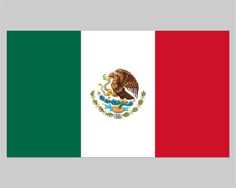 Clipart Mexican Flag