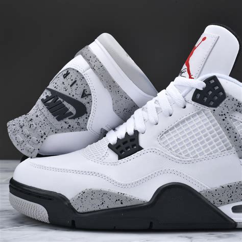 Your Best Look Yet at the Remastered Air Jordan 4 Retro in White/ Cement - WearTesters