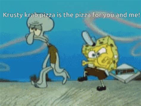 Pizza Spongebob GIF - Pizza Spongebob Krusty Krab - Discover & Share GIFs