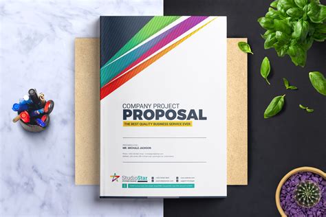 Project Proposal Template | Creative Brochure Templates ~ Creative Market