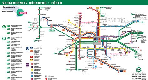 Mappa della metropolitana di Norimberga