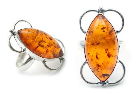 amber, ring, sterling silver, stone, gem, gemstone, charm, talisman, amulet, cabochon, bail | Pikist