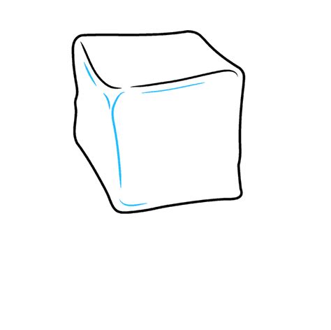 How to Draw an Ice Cube - Really Easy Drawing Tutorial