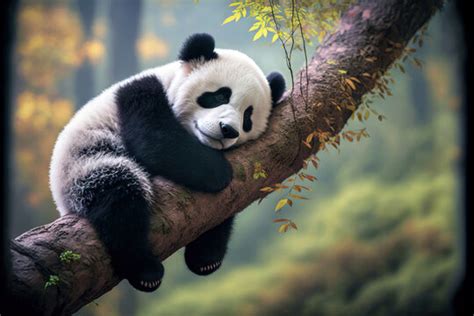 Sleeping Baby Panda