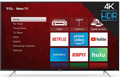 TCL 65" Class 4-Series 4K UHD HDR Roku Smart TV - 65S405 | TCL USA