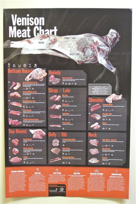 Cuts Of Deer Meat Diagram Venison Cuts Chart