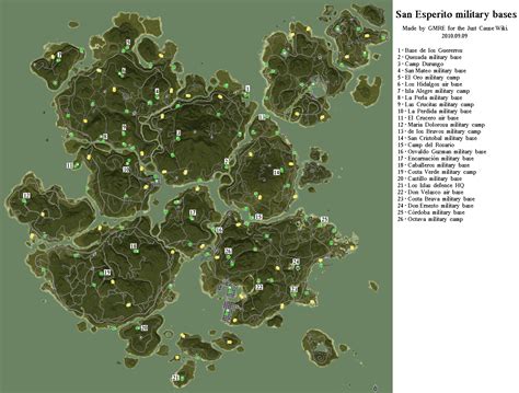 Image - Map of Just Cause (1) military bases.png | Just Cause Wiki | FANDOM powered by Wikia