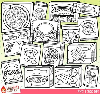 Frozen Food Clip Art by LittleRed | Teachers Pay Teachers