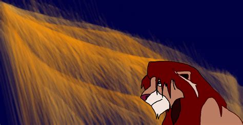 Simba- On top of Pride Rock by leaderlegendstar on DeviantArt