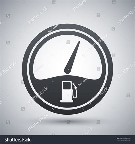 Vector Fuel Gauge Icon Stock Vector (Royalty Free) 154642256 | Shutterstock