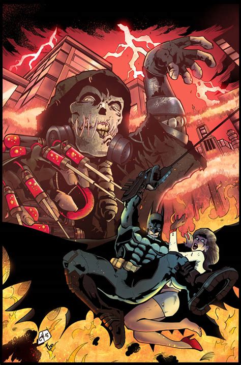 Batman Vs Scarecrow by puzzlepalette on DeviantArt