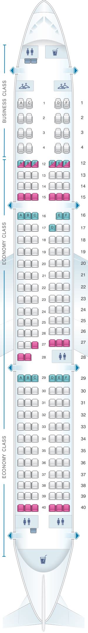 Seat Map Air Canada Airbus A321 200 | SeatMaestro