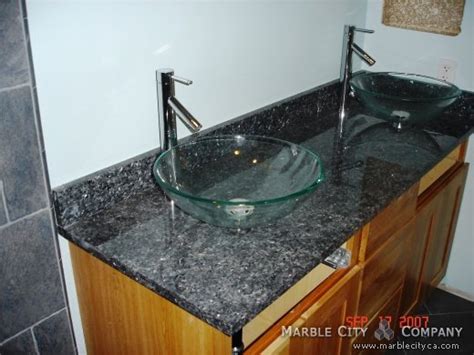 Blue Pearl Granite Bathroom Countertop – Countertops Ideas