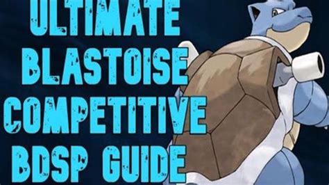 How To Use Blastoise💦 VGC Competitive Blastoise Moveset Guide for Pokemon BDSP - YouTube