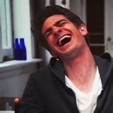 Andrew Garfield Laughing GIF - Find & Share on GIPHY