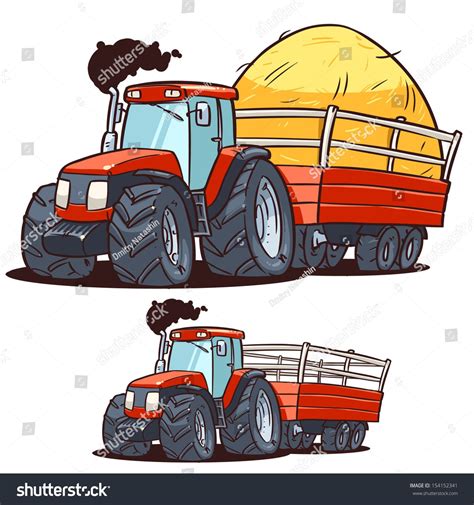 Tractor cartoon with trailer #Ad , #AD, #Tractor#cartoon#trailer | Cartoon, Tractors, Clip art