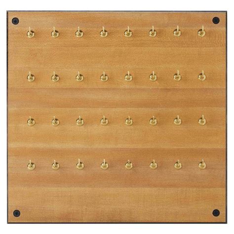 AllCraft Wellman FHB032 Marker Formica Storage Board with 32 Hooks