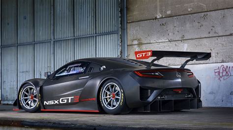 Desktop Wallpaper Honda, Acura Nsx Gt3, Side View, Sports Car, 2017 Car, Hd Image, Picture ...