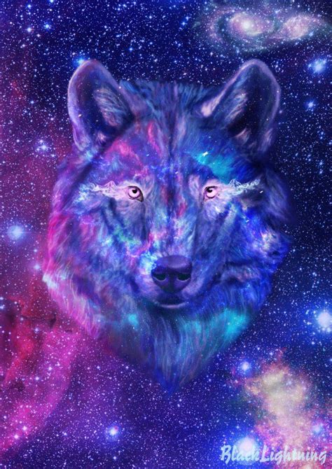 Galaxy Wolf Wallpapers - Wallpaper Cave