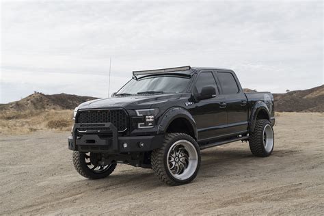 Black Lifted Ford F-150 Outfitted for Off-Roading — CARiD.com Gallery