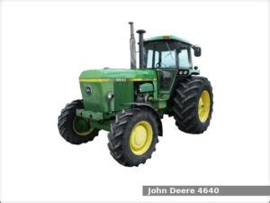 John Deere 4640 row-crop tractor: review and specs - Tractor Specs