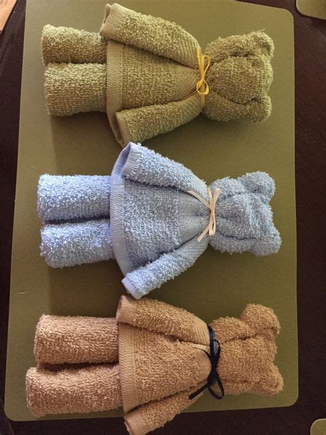 Bears made from dollar tree hand towels. Will put in operation shoebox ...