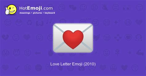 💌 Love Letter Emoji Meaning with Pictures: from A to Z