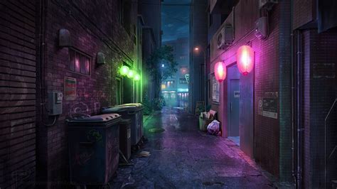 Alleyway Drawing