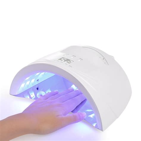 48W LED UV Cordless Nail Lamp Rechargeable Nail Gel Dryer Machine LED ...