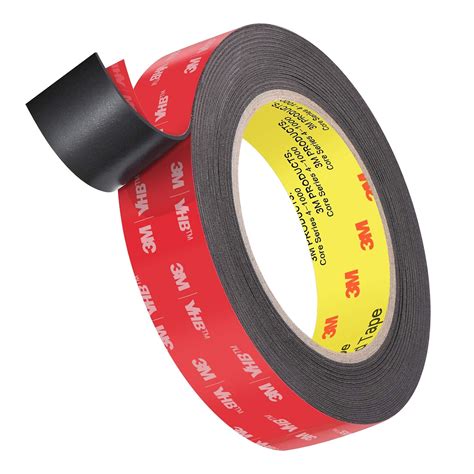 3M Double Sided Tape, Heavy Duty Mounting Weatherproof VHB Foam Tape, 16FT Length, 0.94inch ...