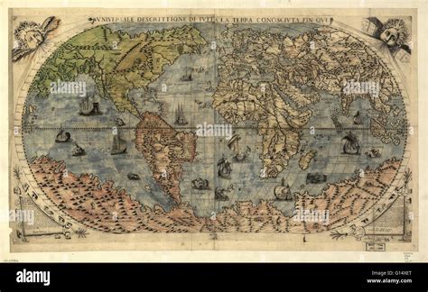 Map Of The World 1500s - Alyssa Marianna