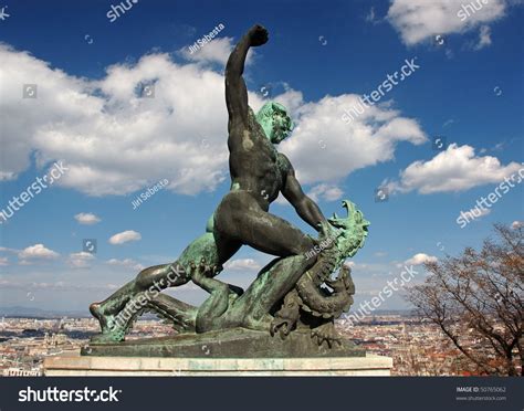 Statue On The Gellert Hill In Budapest Stock Photo 50765062 : Shutterstock