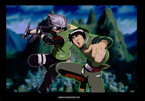 sensei kakashi And sensei Guy by nadrouch on DeviantArt