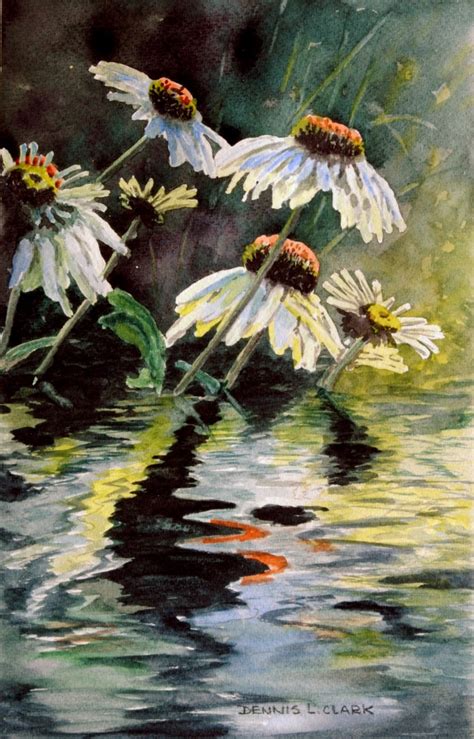 How to Paint Flower Reflections in Water in Watercolor — Online Art Lessons