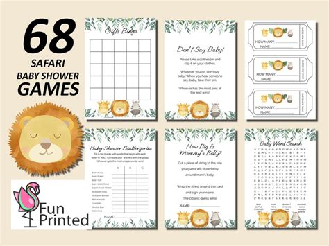 68 Safari Baby Shower Games, Safari Baby Shower, Safari Themed Baby Shower Decorations, Safari ...