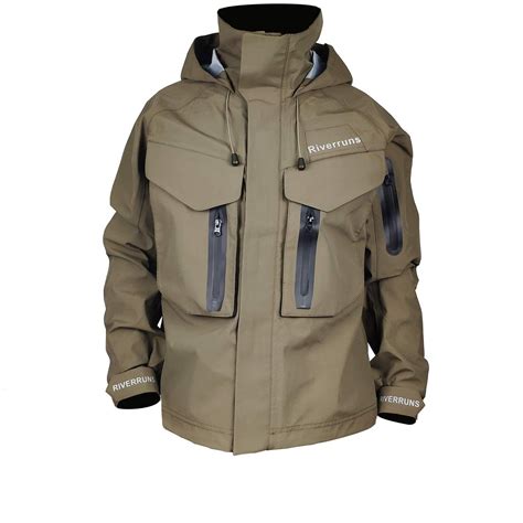 Riverruns Fishing Wading Jacket, Breathable Outdoor Fly Fishing Rain ...